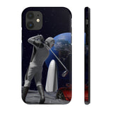 Golfing on the Moon - Tough Phone Cases