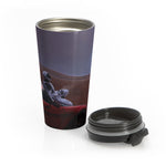Red Car for the Red Planet - Stainless Steel Travel Mug