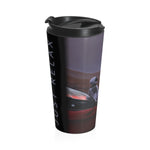 Red Car for the Red Planet - Stainless Steel Travel Mug
