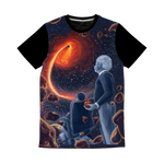 A Sky Full of Ghosts - All Over Print T-Shirt with Black Panels