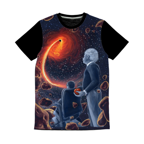 A Sky Full of Ghosts - All Over Print T-Shirt with Black Panels