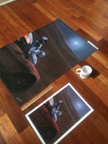 Red Car on the Red Planet - Signed Poster