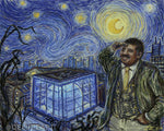 Starry Neil and the Hayden Planetarium (8" x 10") Signed Print